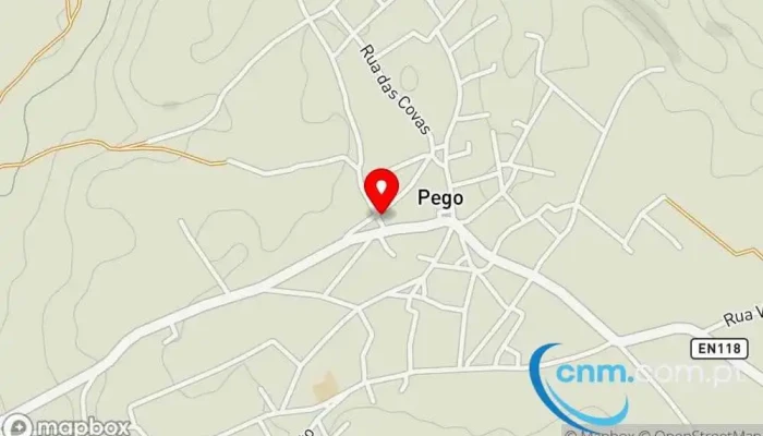 mapa de Ponto CTT Correios em Pego