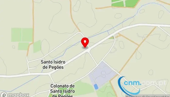 mapa de Ponto CTT Correios em Santo Isidro de Pegões