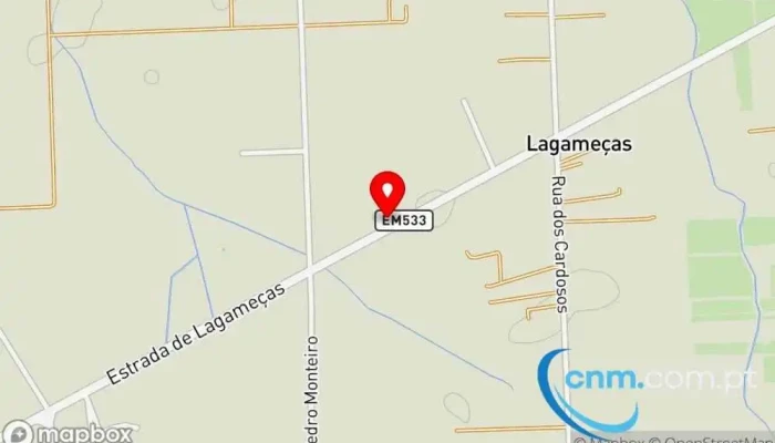 mapa de Ponto CTT Correios em Estrada Municipal 533, Lote 1