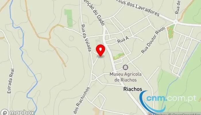 mapa de Ponto CTT Correios em Riachos