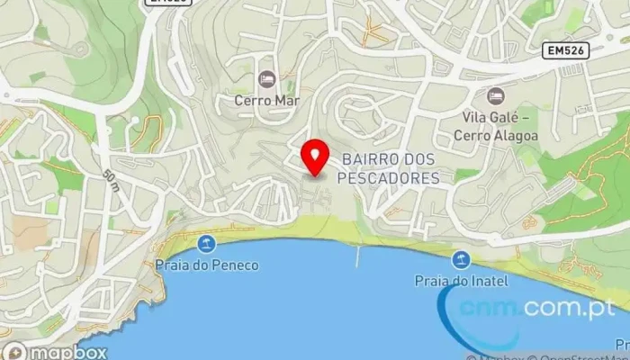 mapa de Ponto CTT Correios em Albufeira