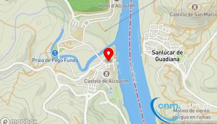 mapa de Ponto CTT Correios em Alcoutim