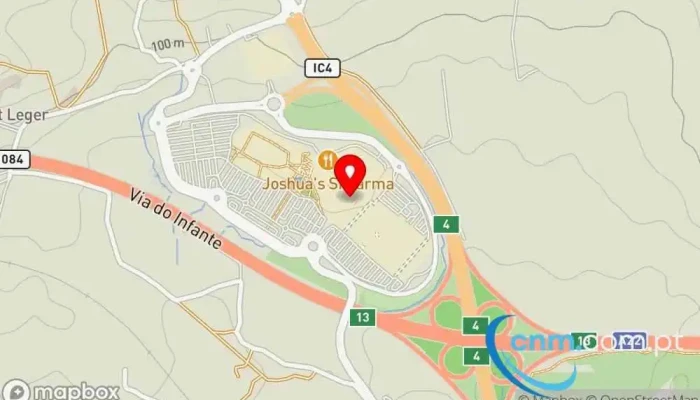 mapa de Ponto CTT Correios em Almancil