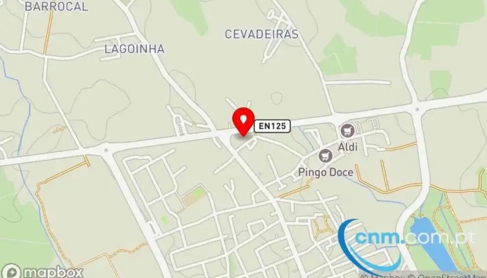 mapa de Ponto CTT Correios em Altura