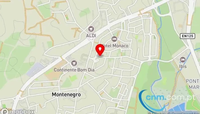 mapa de Ponto CTT Correios em Faro