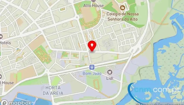 mapa de Ponto CTT Correios em Faro