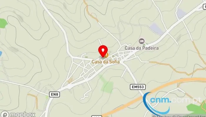 mapa de Ponto CTT Correios em Maiorga