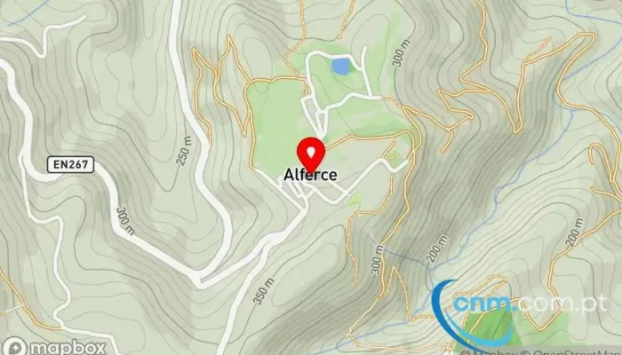 mapa de Ponto CTT Correios em Alferce