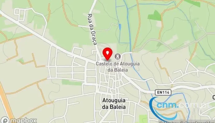 mapa de Ponto CTT Correios em Atouguia da Baleia
