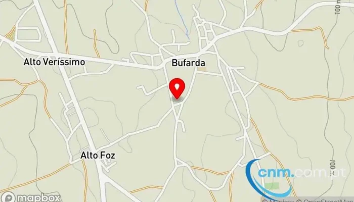 mapa de Ponto CTT Correios em Atouguia da Baleia