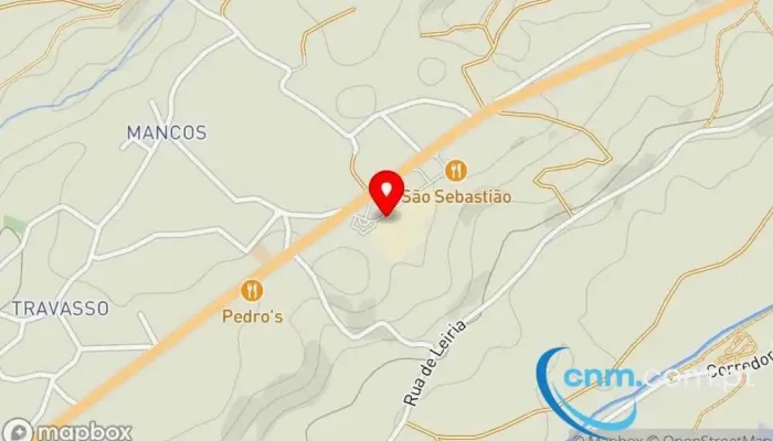mapa de Ponto CTT Correios em Pombal