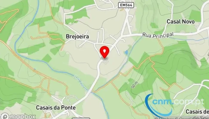 mapa de Ponto CTT Correios em Salir de Matos