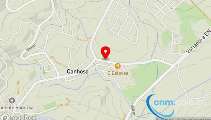 mapa de Ponto CTT Correios em Covilhã