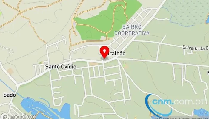 mapa de Ponto CTT Correios em Setúbal