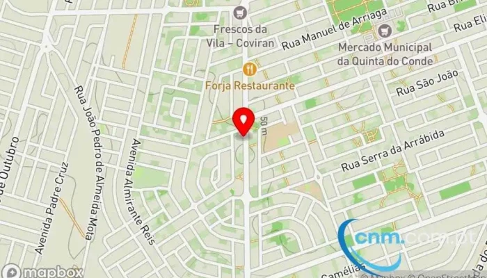 mapa de Ponto CTT Correios em Q.ta do Conde