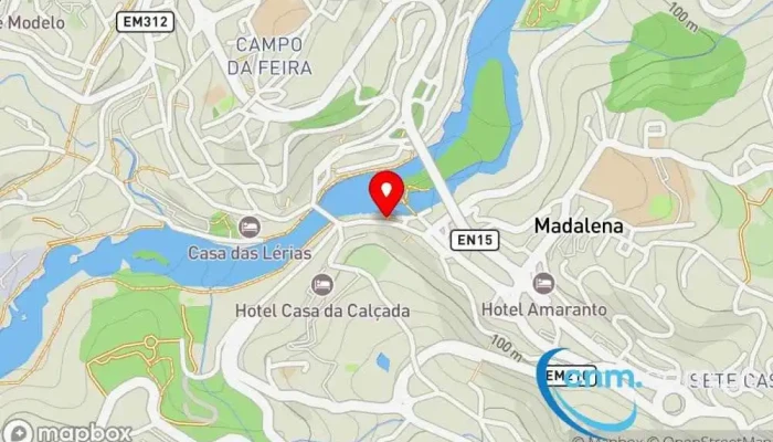 mapa de Ponto CTT Correios em Amarante