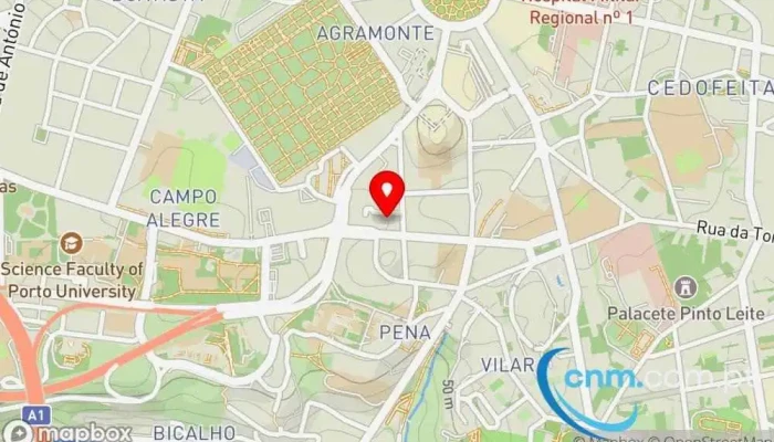 mapa de Ponto CTT Correios em Porto