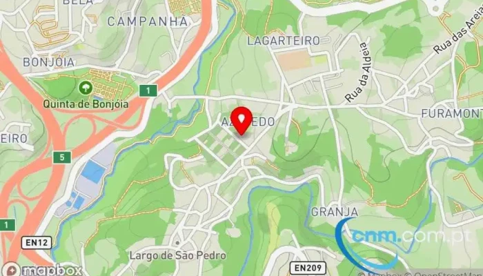 mapa de Ponto CTT Correios em Porto