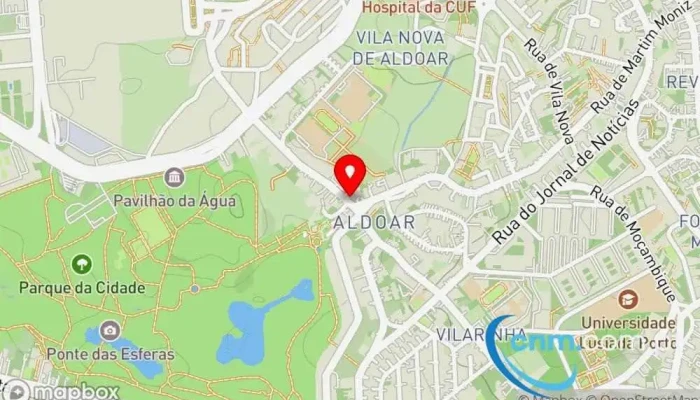 mapa de Ponto CTT Correios em Porto