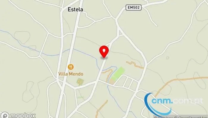 mapa de Ponto CTT Correios em Estela