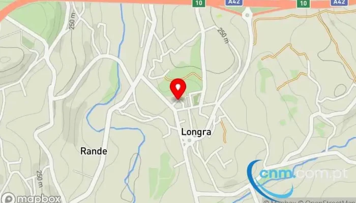 mapa de Ponto CTT Correios em Rande