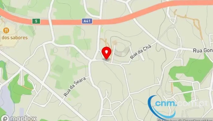 mapa de Ponto CTT Correios em Maia