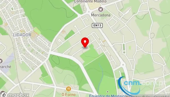 mapa de Ponto CTT Correios em Maia