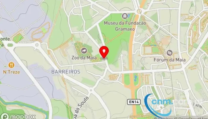 mapa de Ponto CTT Correios em Maia