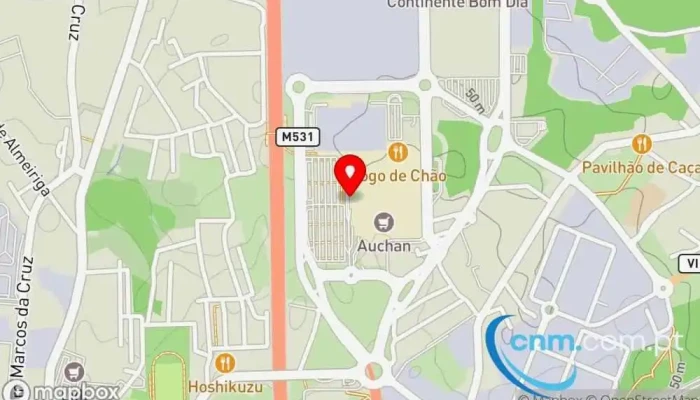 mapa de Ponto CTT Correios em Leça da Palmeira