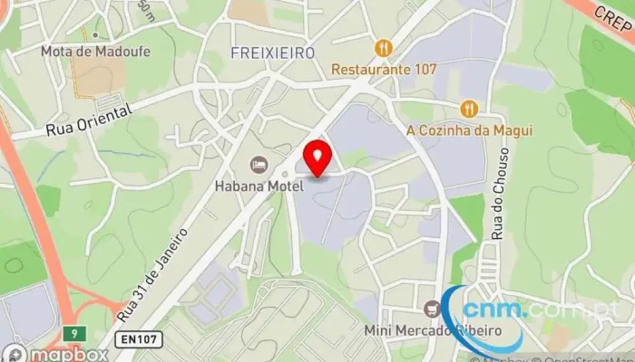 Ponto Ctt -  Mapa - Perafita