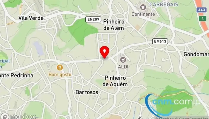 Ponto Ctt -  Mapa - Valbom