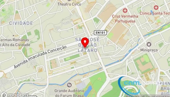 Ponto Ctt -  Mapa - Braga