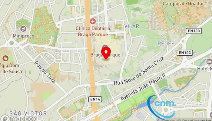 Ponto Ctt -  Mapa - Braga