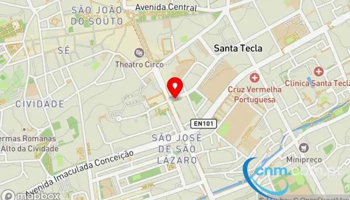 Ponto Ctt -  Mapa - Braga