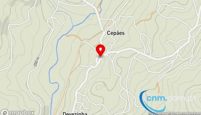 Ponto Ctt -  Mapa - Cepães