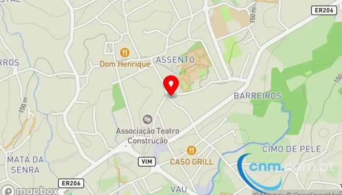 Ponto Ctt -  Mapa - Joane