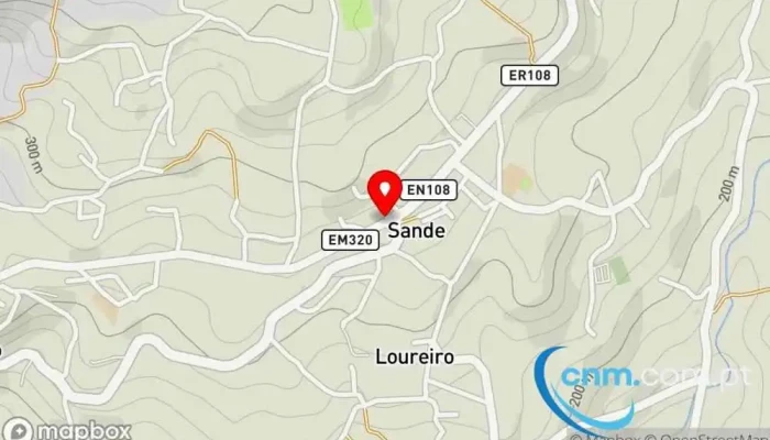 Ponto Ctt -  Mapa - Sande