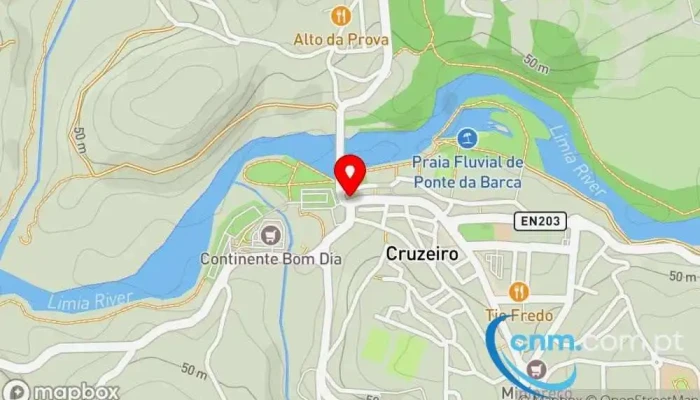 Ponto Ctt -  Mapa - Pte. Da Barca