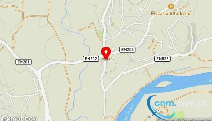 Ponto Ctt -  Mapa - Pte. De Lima