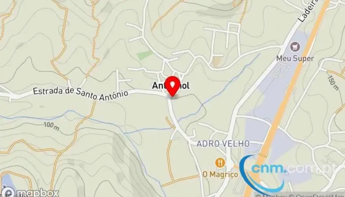 Ponto Ctt -  Mapa - Antanhol
