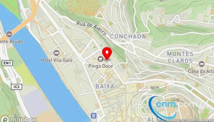 Ponto Ctt -  Mapa - Coimbra