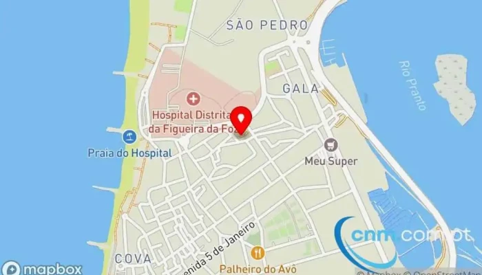 Ponto Ctt -  Mapa - Figueira Da Foz