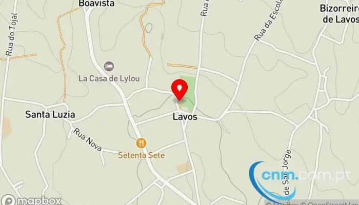 Ponto Ctt -  Mapa - Lavos