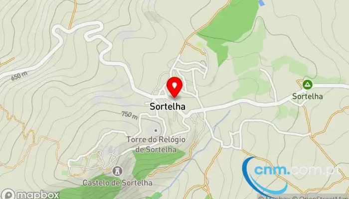 Ponto Ctt -  Mapa - Sortelha