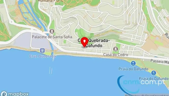 Ponto Ctt -  Mapa - Cruz Quebrada