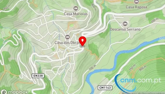 Ponto Ctt -  Mapa - Manteigas