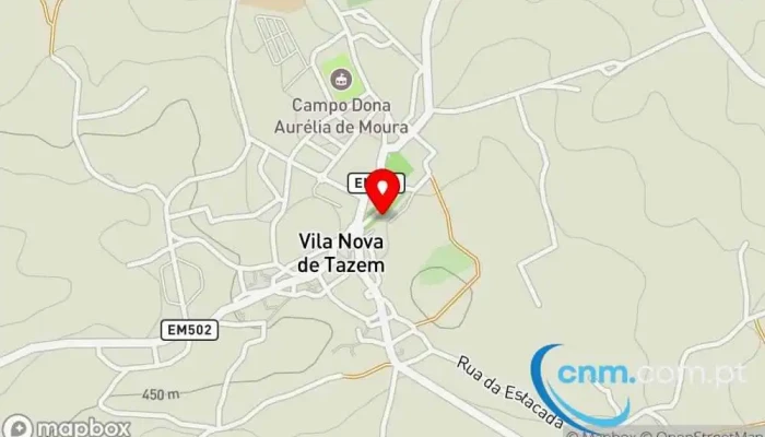 Ponto Ctt -  Mapa - Vila Nova De Tazem