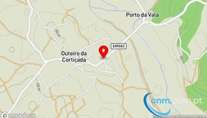Ponto Ctt -  Mapa - Outeiro Da Cortiçada