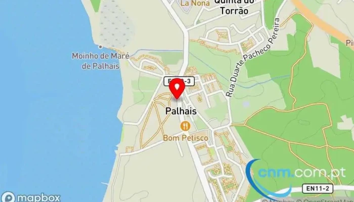 Ponto Ctt -  Mapa - Palhais