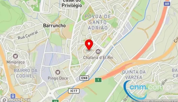 Ponto Ctt -  Mapa - Póvoa De Santo Adrião